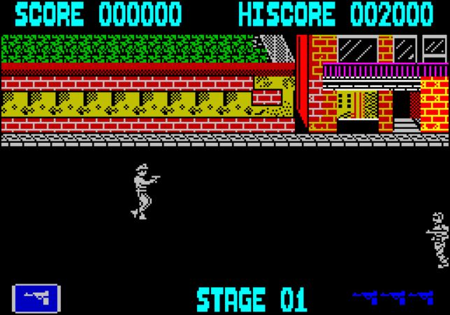 Jail Break - ZX Spectrum game screenshot (1987) by Konami